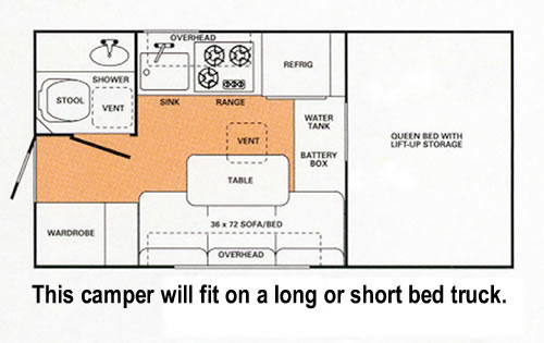 full size self contained camper